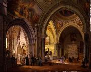 Giovanni Migliara Interno del monastero di Altacomba Germany oil painting artist
